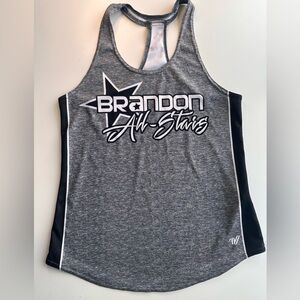 Brandon All Stars Varsity Cheer Racerback Tank Top BSB AS
